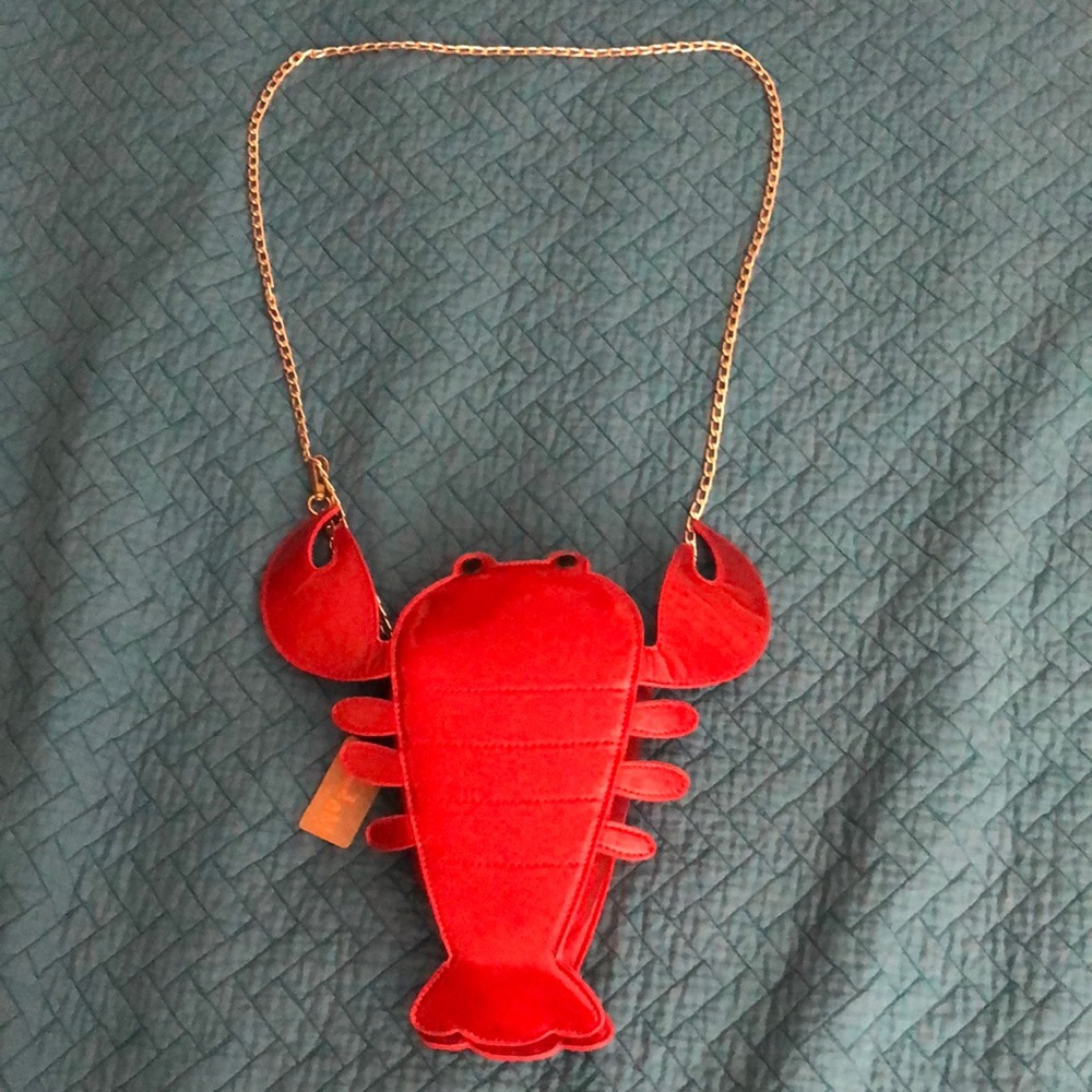NWT Patent Leather Lobster Crossbody Purse 🦞